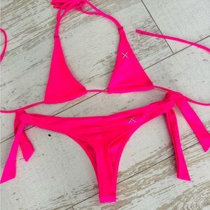 Vibrant Pink Bikini Set